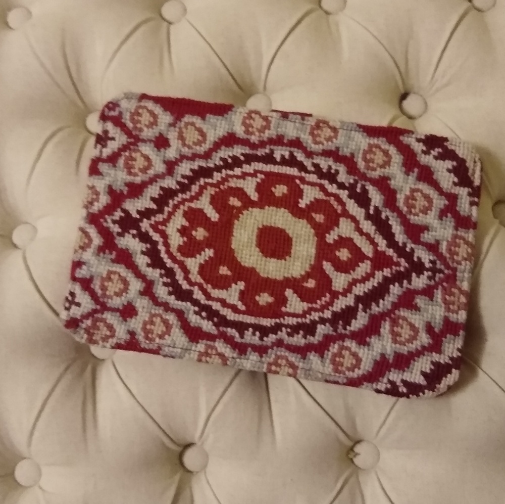 Land's End Needlepoint Tablet Case